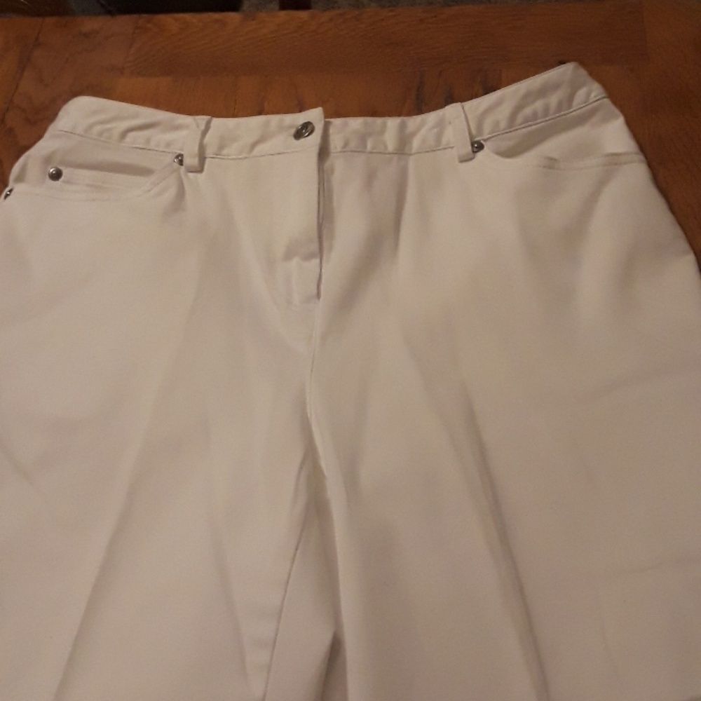 White Ruby Rd Size 8 Pants - Picture 3 of 5